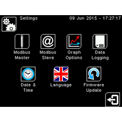 Настройки 6-канальной системы измерения температуры PM180