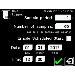 Функции регистрации данных 6-канальной системы измерения температуры PM180
