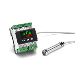 Инфракрасный датчик температуры PyroEpsilon с контроллером индикации PPT245 в корпусе IP65