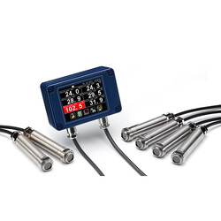 Терминал PM180 с 6-канальным сенсорным экраном и 6 инфракрасными датчиками температуры PyroBus